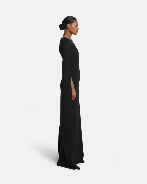 Safiyaa Talina Long Dress In Black