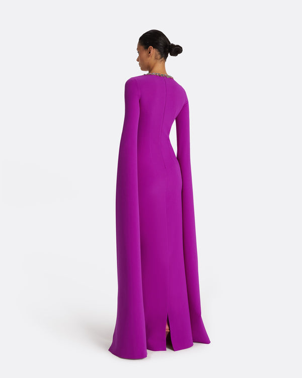 Safiyaa Talina Magenta Long Dress