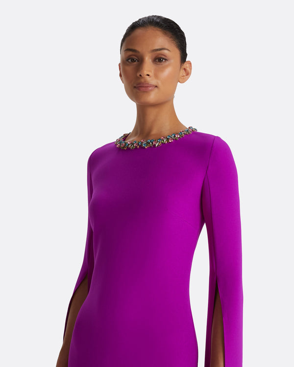 Safiyaa Talina Magenta Long Dress