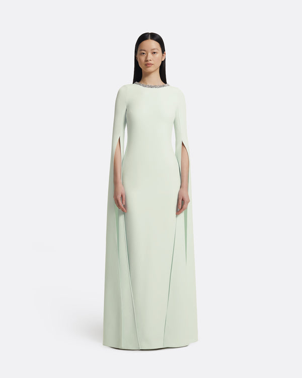 safiyaa Talina Spearmint Long Dress
