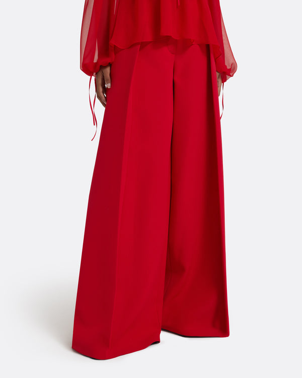 Safiyaa Tanner Trousers In Crimson