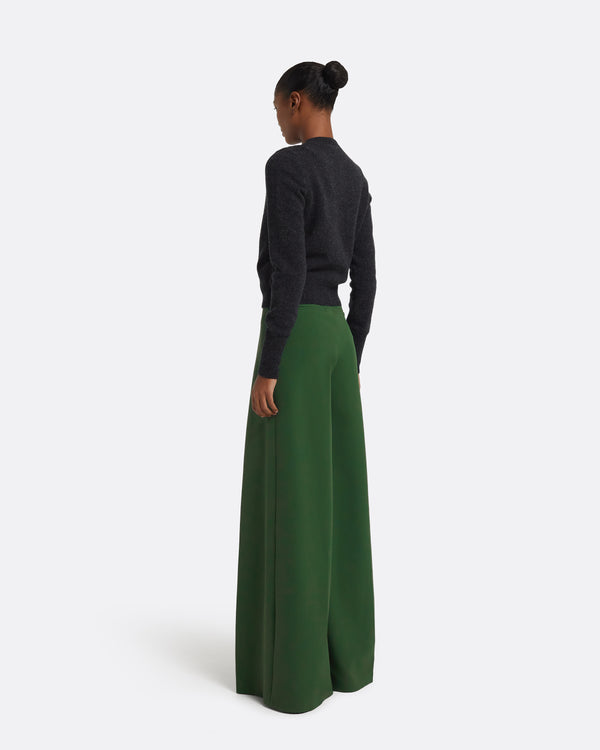 Safiyaa Tanner Trousers In Moss Green