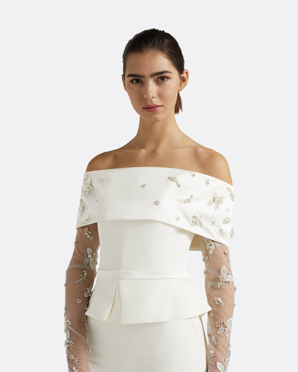 Safiyaa Terre Ivory Top