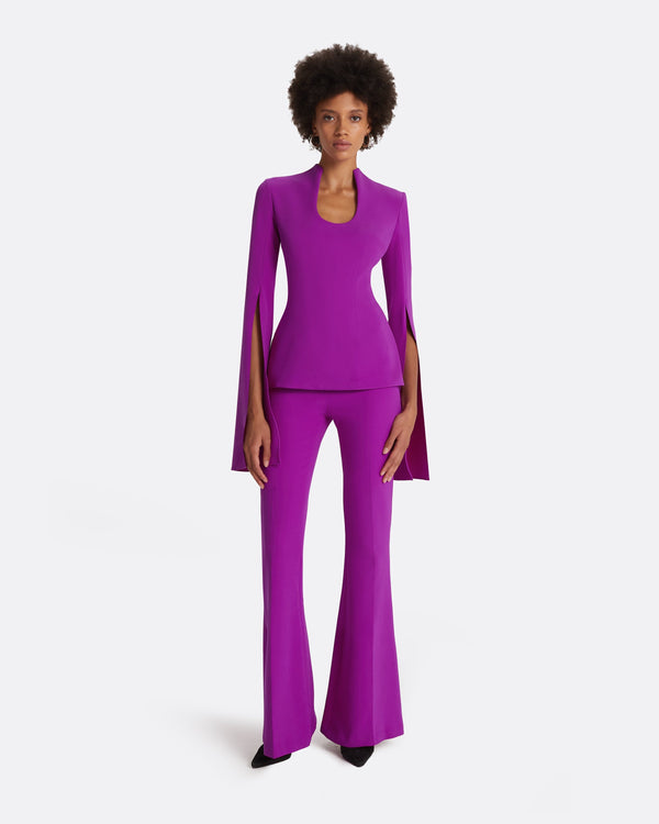 safiyaa Thais Magenta Top