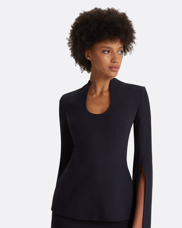 Safiyaa Thais Midnight Navy Top