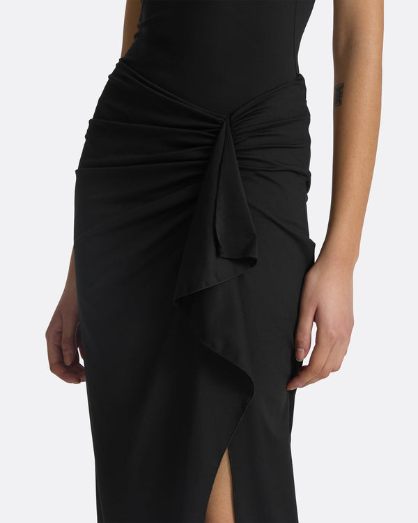 Safiyaa Tillian Black Swim Skirt