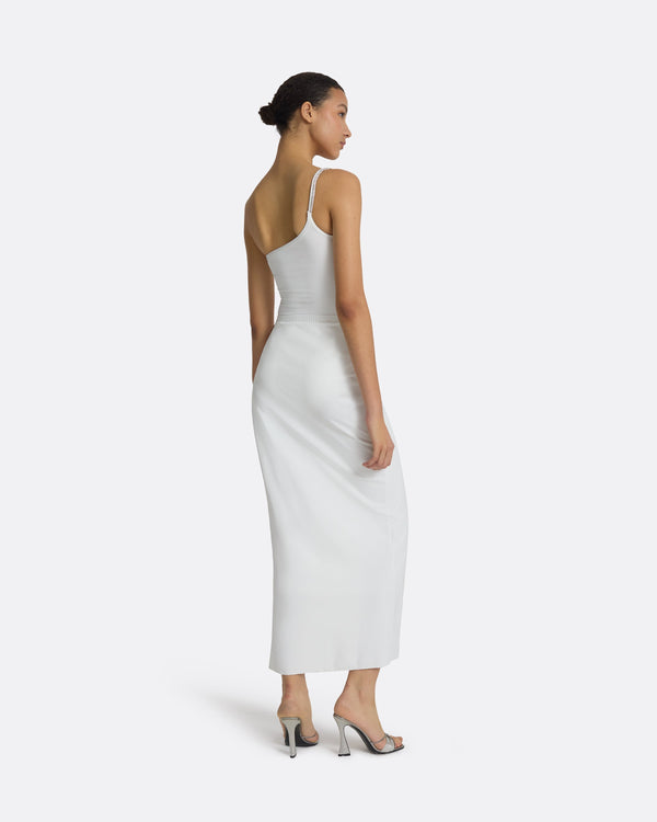 Safiyaa Tillian Ivory Swim Skirt