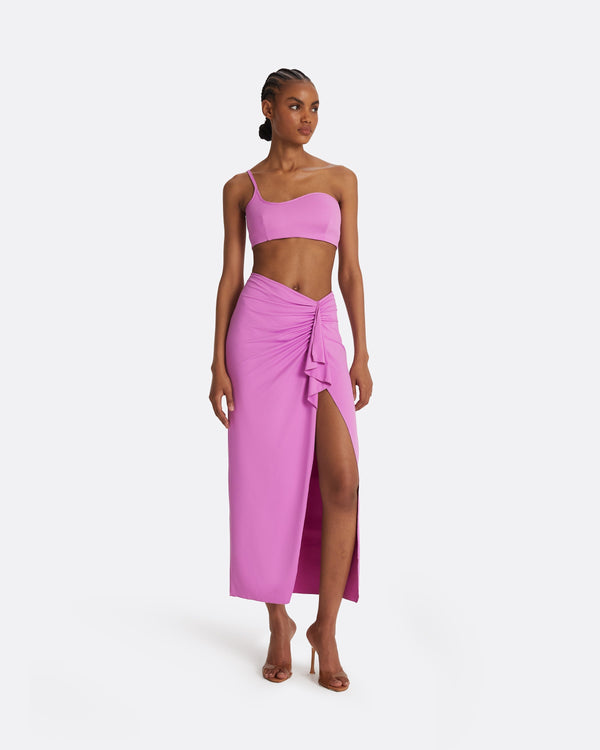Safiyaa Tillian Lupine Swim Skirt