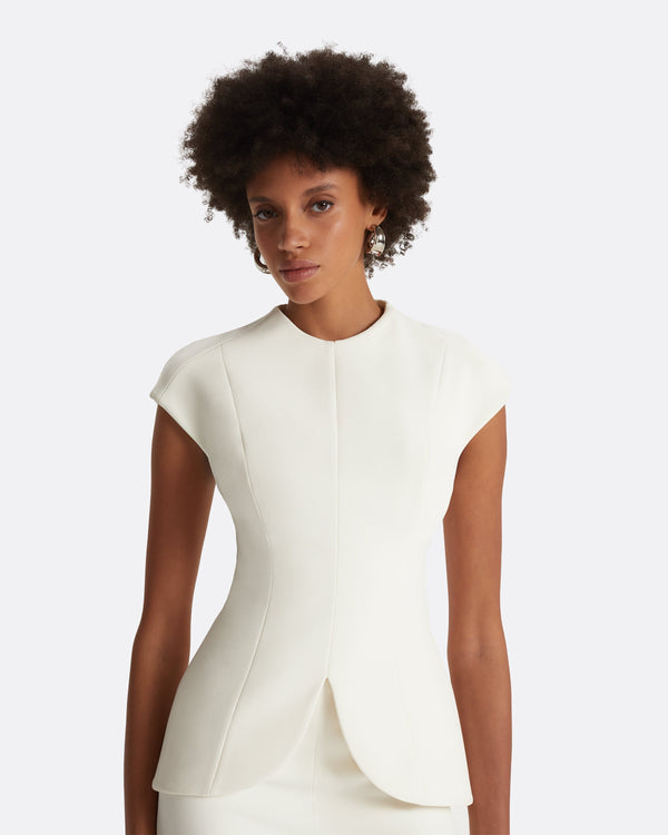 Safiyaa Toril Ivory Top