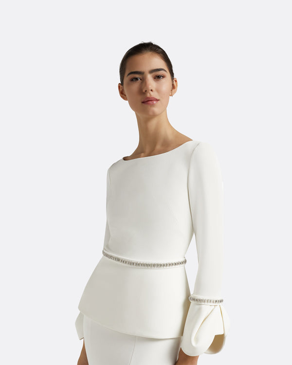 Safiyaa Tottie Ivory Top