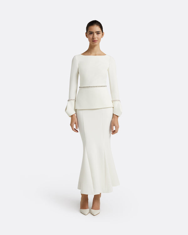 safiyaa Tottie Ivory Top