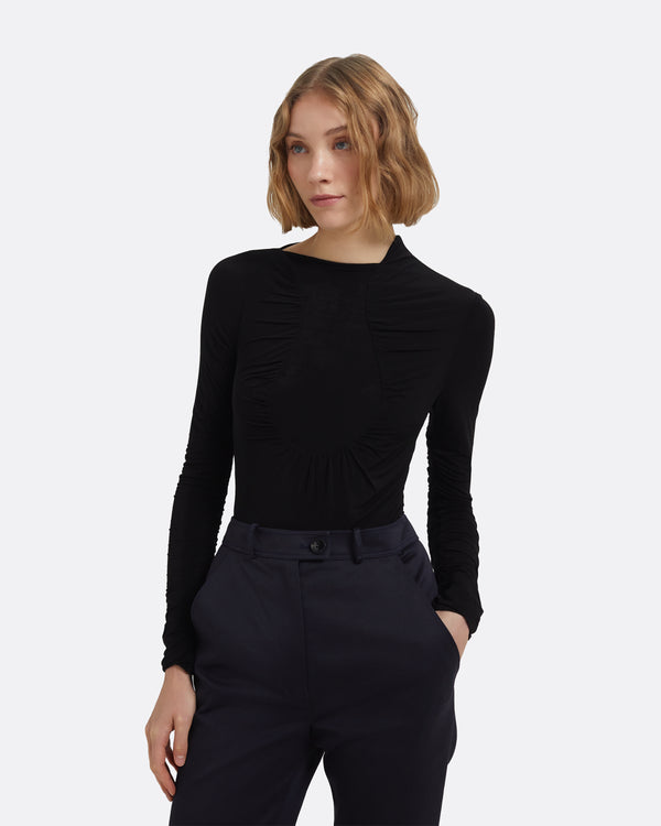 Safiyaa Tova Bodysuit In Black