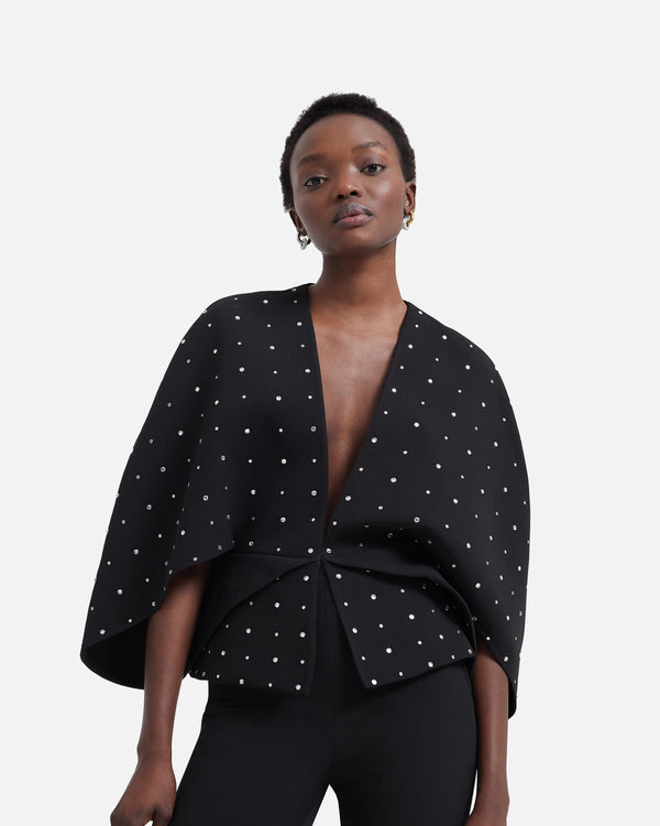 Safiyaa Tucker Black Cape
