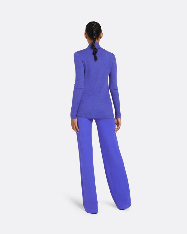 Safiyaa Uichama Anemone Blue Knit Cardigan