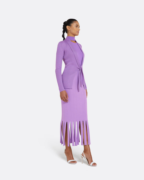 Safiyaa Uichama Lupine Knit Cardigan