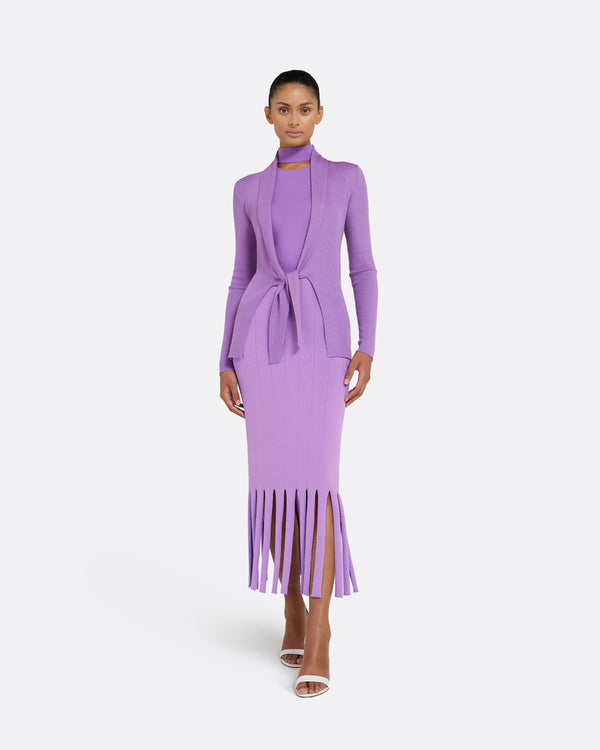 safiyaa Uichama Lupine Knit Cardigan