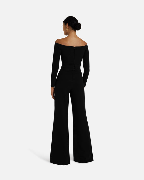 Safiyaa Veasna Black Jumpsuit