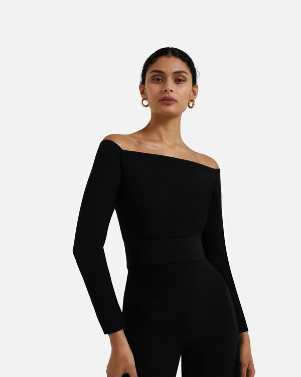 Safiyaa Veasna Black Jumpsuit