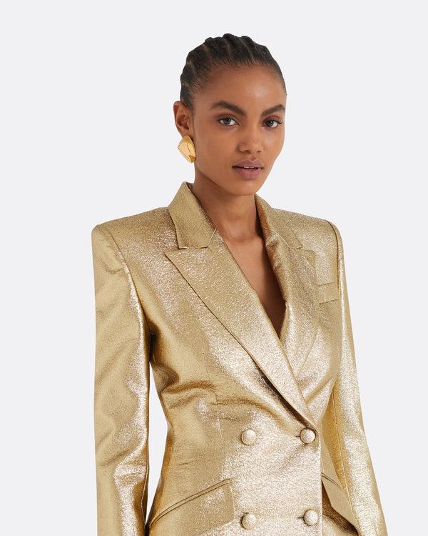 Safiyaa Wynnie Gold Jacket