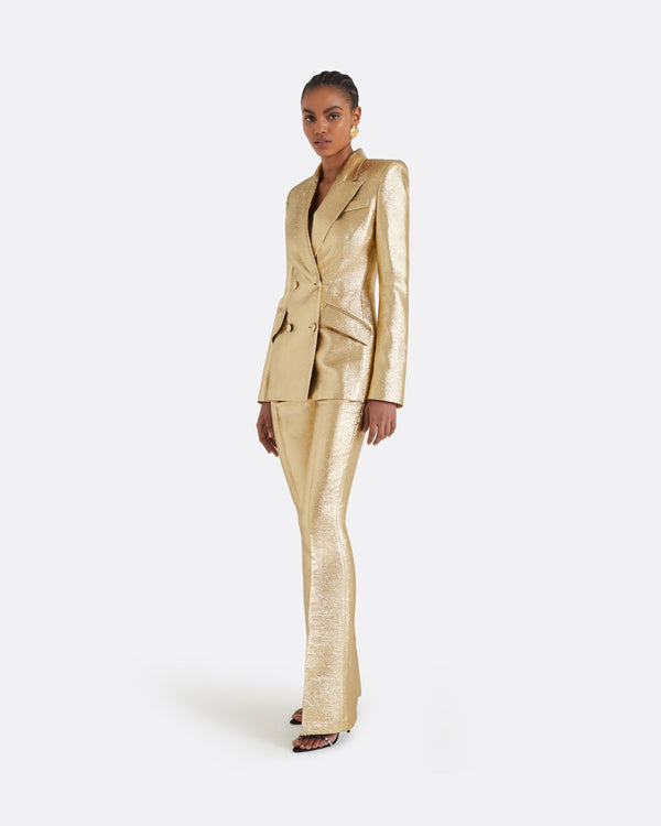 Safiyaa Wynnie Gold Jacket
