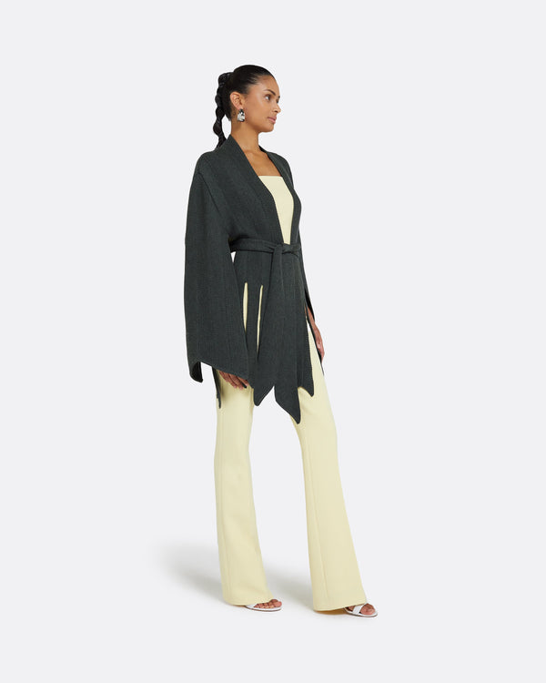 Safiyaa Yara Grey Melange Knit