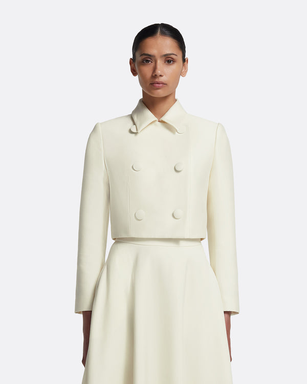 safiyaa Yui Jacket in Eggshell