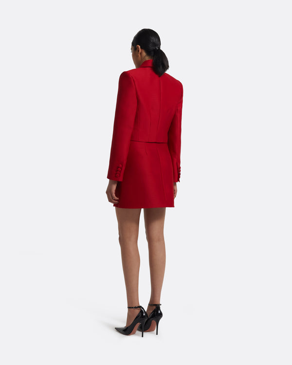 Safiyaa Yui Jacket In Radiant Red