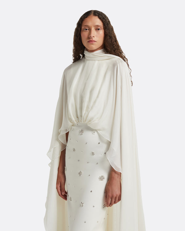 Safiyaa Yulena Ivory Long Dress