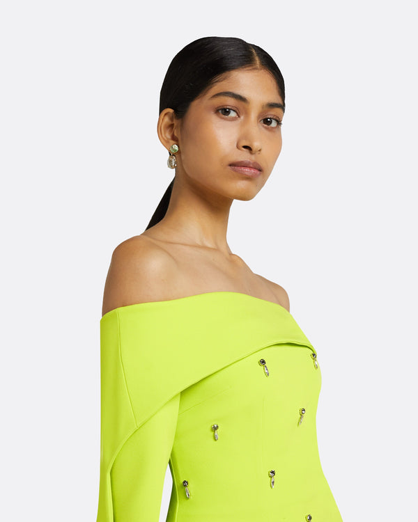 Safiyaa Soshin Tendershoots Long Dress With Bellara Harness