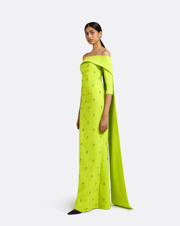 Safiyaa Soshin Tendershoots Long Dress With Bellara Harness