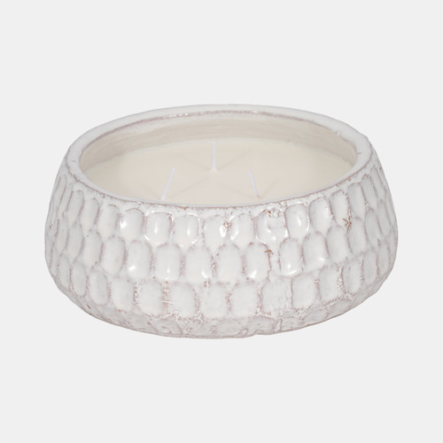 Sagebrook Home 10" 39oz French Cade & Lavender Dimple Cndle Wht Wishlist Create New