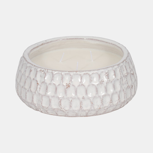 sagebrook home 10" 39oz French Cade & Lavender Dimple Cndle Wht Wishlist Create New