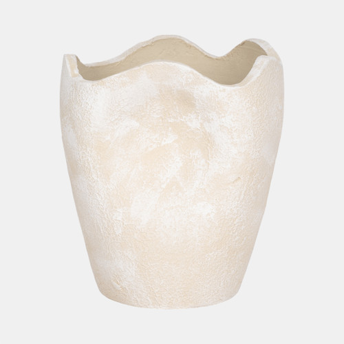 sagebrook home 10" Abstract Textured Terracotta Vase Ivory Wishlist Create New