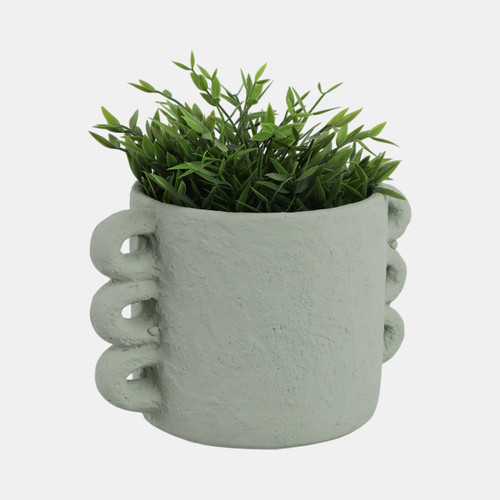 Sagebrook Home 10" Arch Handle Planter Green Wishlist Create New