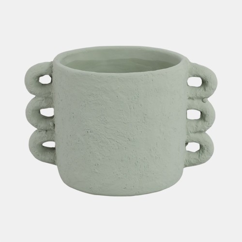 sagebrook home 10" Arch Handle Planter Green Wishlist Create New