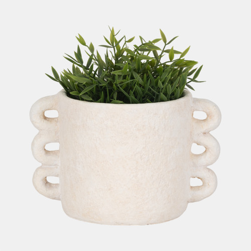 Sagebrook Home 10" Arch Handle Planter White Wishlist Create New