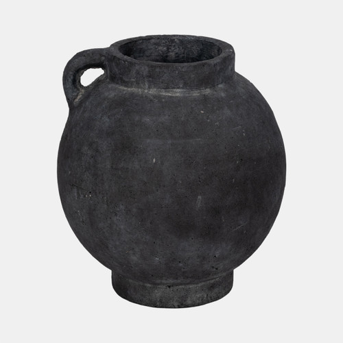sagebrook home 10" Bulbous Jug With Handle Black Wishlist Create New