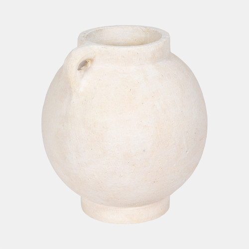 Sagebrook Home 10" Bulbous Jug With Handle White Wishlist Create New