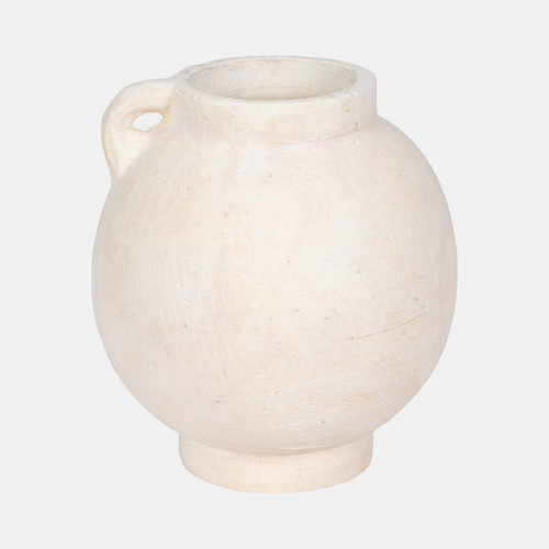 sagebrook home 10" Bulbous Jug With Handle White Wishlist Create New