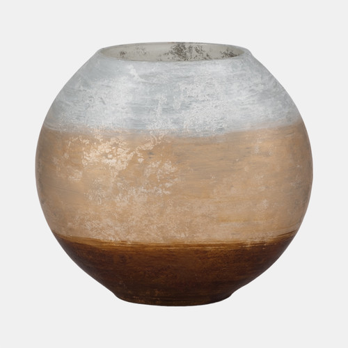 sagebrook home 10" Gold Ombre Round Vase White/gold Wishlist Create New