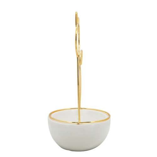 Sagebrook Home 10"h Cat Trinket Tray White Wishlist Create New