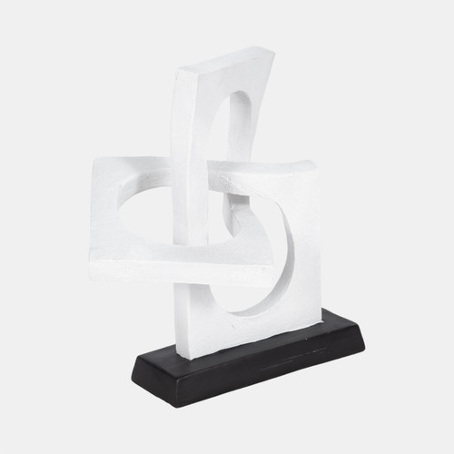 Sagebrook Home 10" Links Sculpture Volcano Texture White/black Wishlist Create New