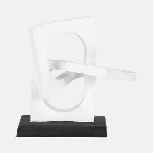 Sagebrook Home 10" Links Sculpture Volcano Texture White/black Wishlist Create New