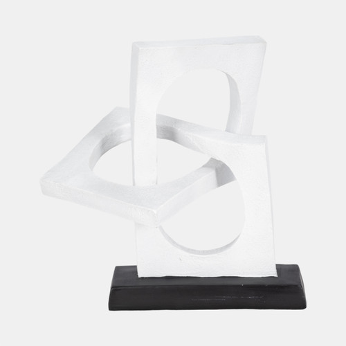 sagebrook home 10" Links Sculpture Volcano Texture White/black Wishlist Create New