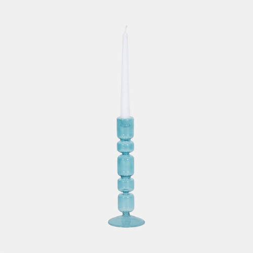 Sagebrook Home 10" Mixed Bubble Taper Candleholder Blue Wishlist Create New