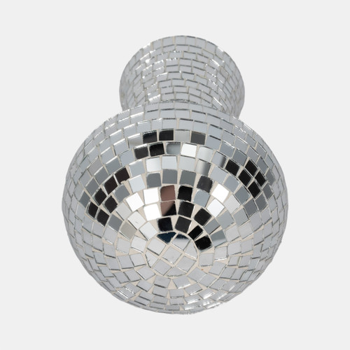 Sagebrook Home 10" Mosaic Mushroom Silver Wishlist Create New
