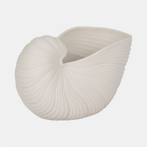 Sagebrook Home 10" Nautilus Shell Planter White Wishlist Create New