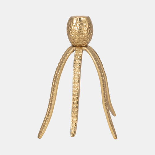 sagebrook home 10" Octopus Taper Candle Holder Gold Wishlist Create New