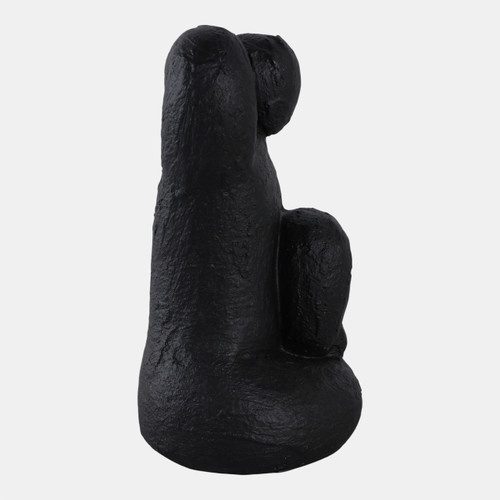 Sagebrook Home 10" Raised Arm Posing Figure Black Wishlist Create New