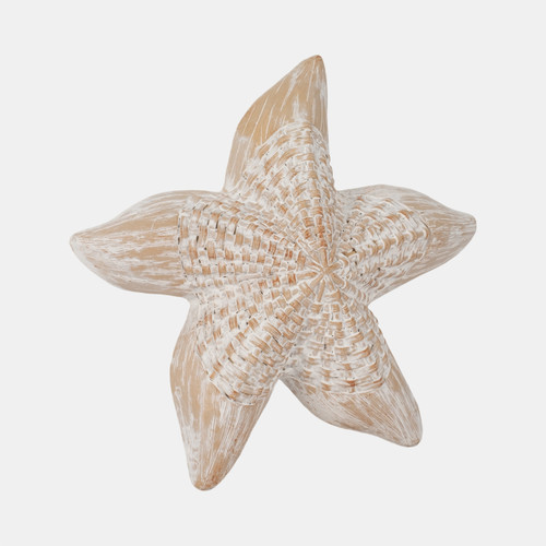 Sagebrook Home 10" Resin Wicker Starfish White Wishlist Create New